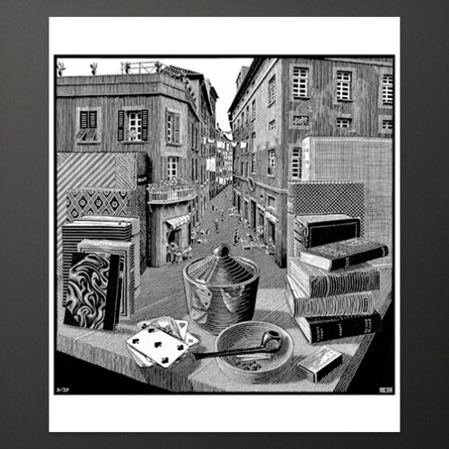 "Still Life & Street" large poster