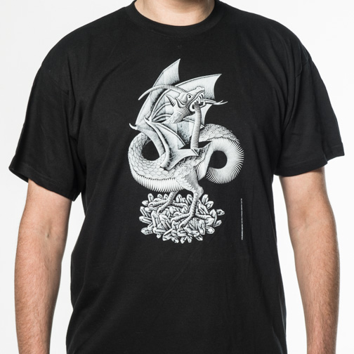 Dragon T Shirt M C Escher The Official Website