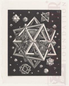 Stars. October 1948, Wood Engraving.