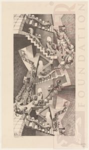 House of Stairs. November 1951, Lithograph.