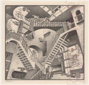 Relativity. July 1953, Lithograph.