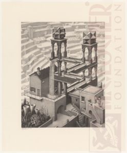 Waterfall. October 1961, Lithograph.