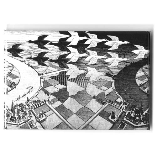 “Day & Night” M.C. Escher The
