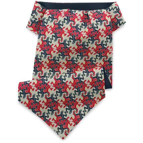 Choker, Salamander, Red, White and Black