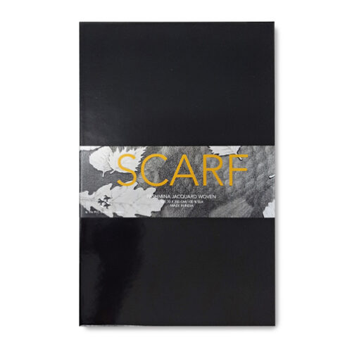 Pashmina Scarf Black/Silver - Image 5