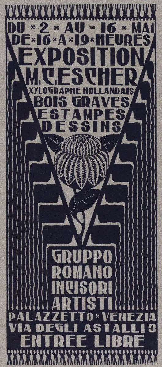 LW110, Announcement of exhibition in Rome 1926.