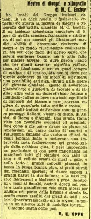 Tribuna , Correire d'Italia, Rome, may 1927.