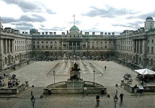 Somerset House courtyard.