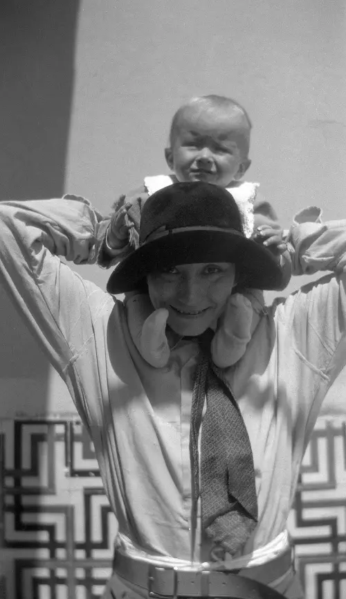 Jetta with George, 1927.