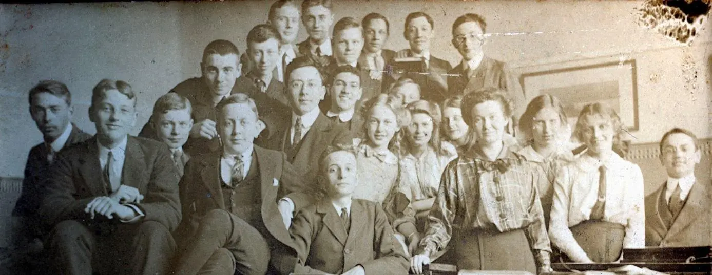 Escher HBS class photo, back row, 2nd from left.
